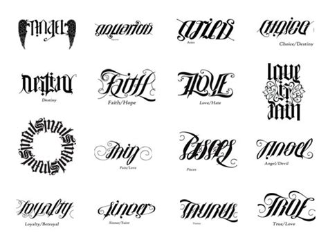 Ambigrams Tattoos