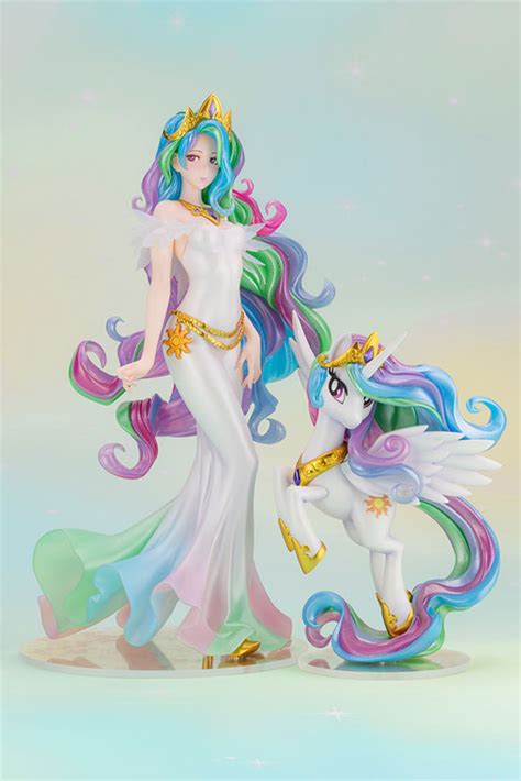 Kotobukiya My Little Pony Bishoujo Series Princess Luna and Princess Celestia figures ...