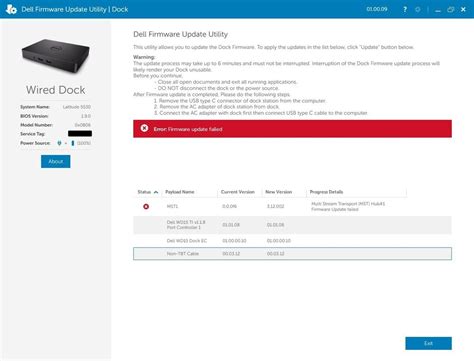 ‎Dell Dock WD15 firmware update fails | DELL Technologies