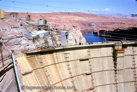 Vintage Vacation Photos: Glen Canyon Dam construction, 1964