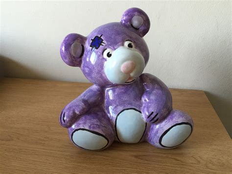 Free Images : purple, blue, craft, homemade, material, teddy bear ...