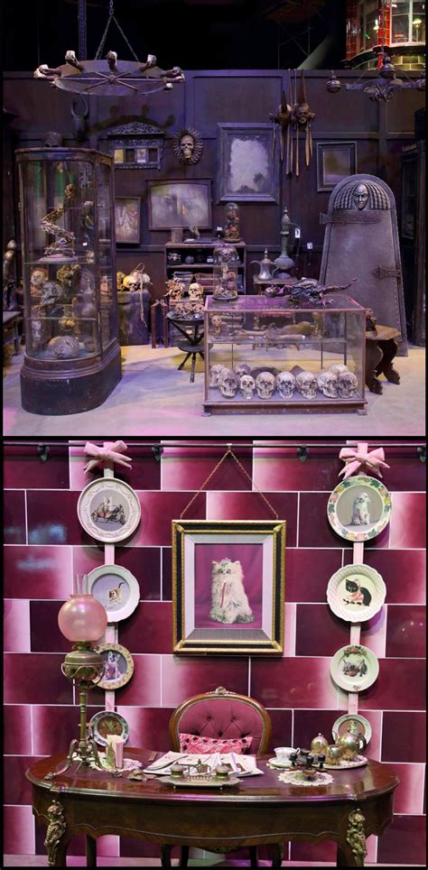 Other displays in the new Dark Arts area of the WB Harry Potter Studio ...