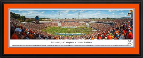 Virginia Cavaliers Football Panoramic - Scott Stadium Picture | Virginia cavaliers, Virginia ...