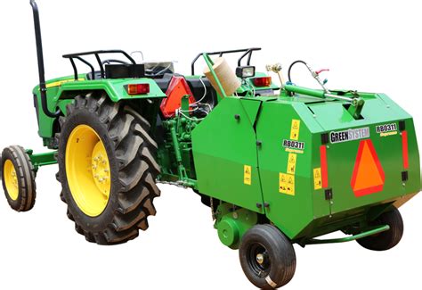 Efficient GreenSystem Compact Round Baler in India