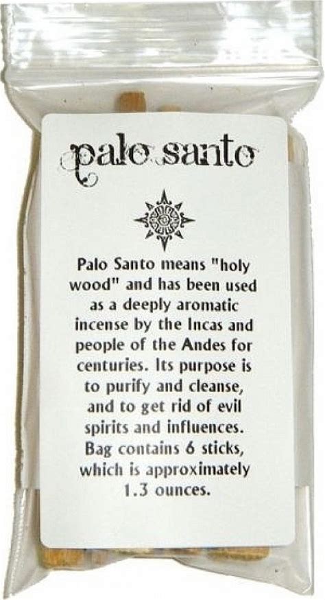 Palo Santo Wood Incense Sticks in 2020 | Palo santo, Smudging prayer ...