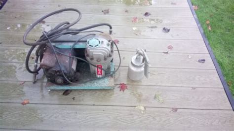 Webster air compressor with spray gun | eBay