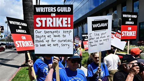 The best picket signs of the Hollywood writers' strike | WAMU