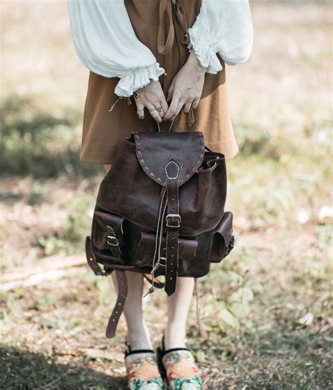 Vintage Leather Backpack - Leather Bags For Men