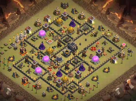 18+ Best TH9 Base **Links** 2021(New!) | War, Farming | Clash of clans ...