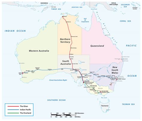 The Ghan and Indian Pacific Trains