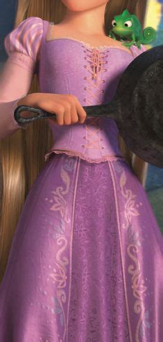 Fine detailing in Rapunzel's dress