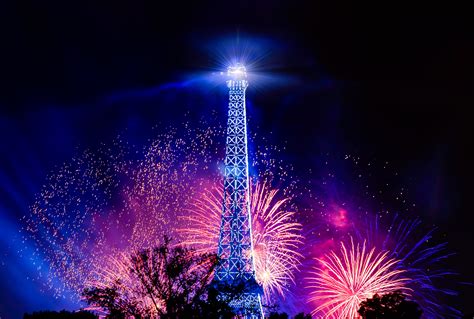 eiffel tower with fireworks | FundCalibre