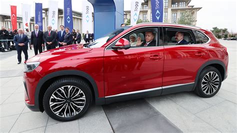 President Erdogan Takes Delivery Of Turkey’s First Togg T10X Electric SUV | Carscoops