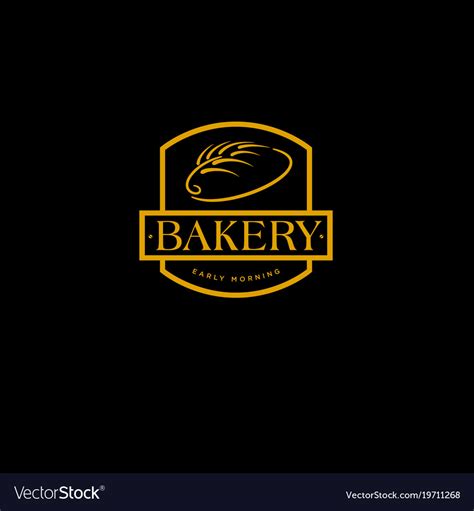 Bakery logo pastry logo Royalty Free Vector Image