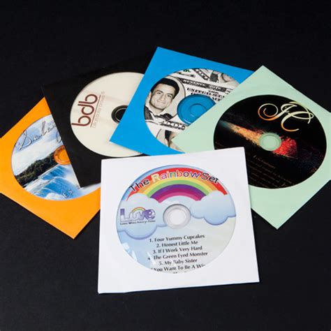 CD printing In Paper Sleeve | CD Duplication Los Angeles