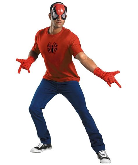 Spiderman Adult Costume Kit - Men Superhero Costumes