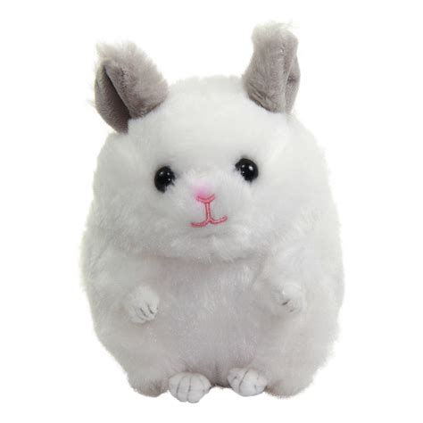 Chinchilla Plushie White Cute Small Size 6 Inches