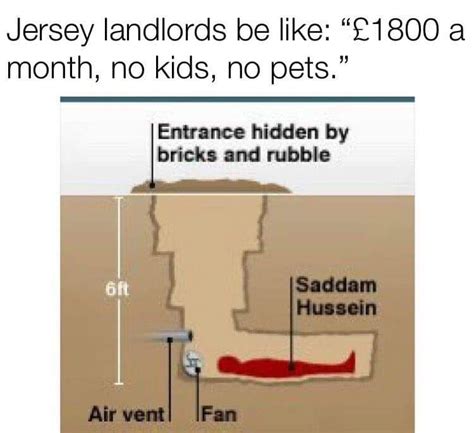 Jersey Landlords | Saddam Hussein's Hiding Place | Know Your Meme