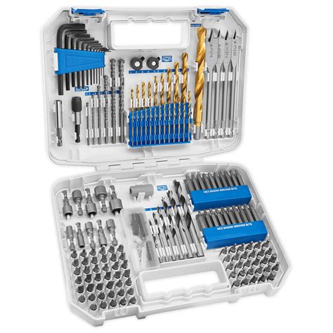 HART 200-Piece Assorted Drill and Drive Bit Set with Storage Case ...