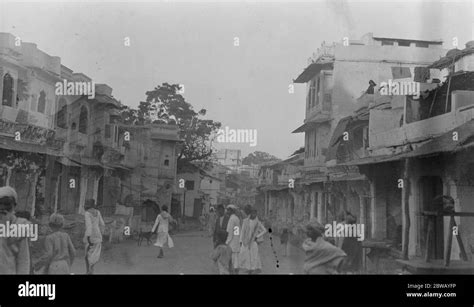 The streets of udaipur in india Black and White Stock Photos & Images - Alamy