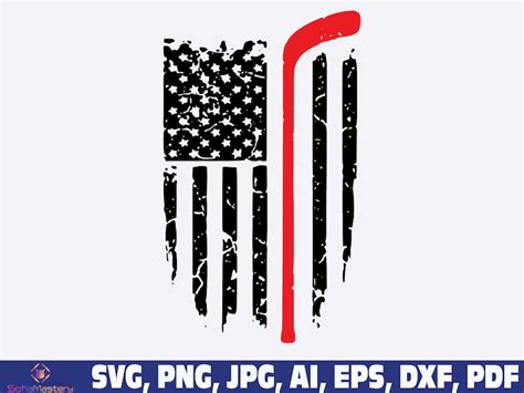 Hockey Flag Svg Png Hockey American Usa Flag Svg Png Bundle - Etsy