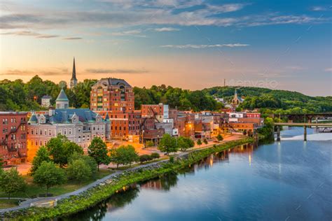 Augusta Maine Skyline Stock Photo by SeanPavone | PhotoDune