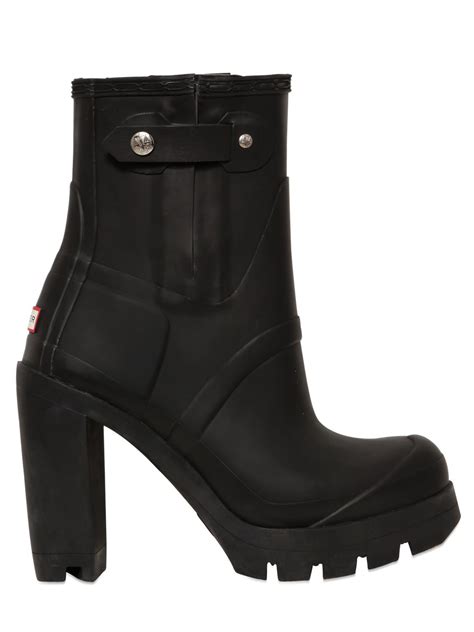 HUNTER 110mm Original High Heel Boots in Black | Lyst