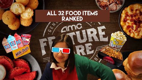 RANKING ALL AMC THEATER FOOD ITEMS - YouTube