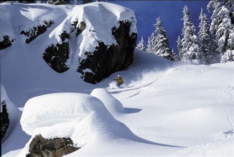 Alpine skiing Apex Mountain Resort Hedley British Columbia Canada