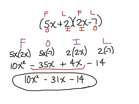 ShowMe - foil method fractions