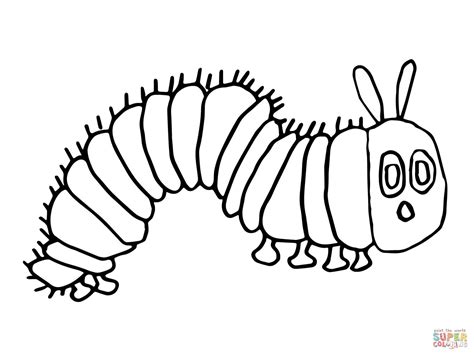 Hungry Caterpillar coloring page | Free Printable Coloring Pages