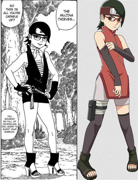 is this Sarada manga art okay? | Naruto Amino