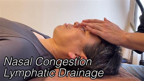 Lymphatic drainage for sinus infection - YouTube