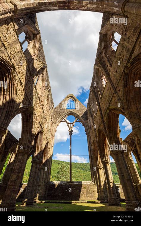 Tintern Abbey, Monmouthshire, Wales Stock Photo - Alamy