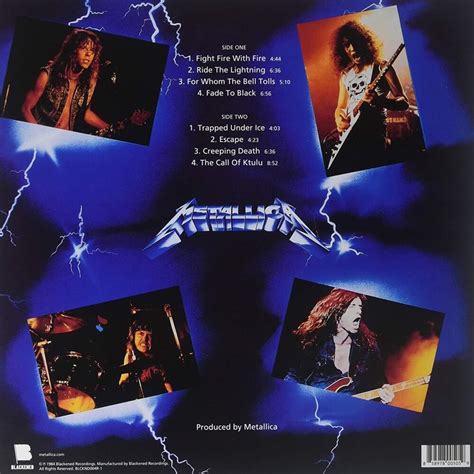 Ride The Lightning Album