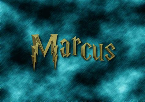 Marcus Logo | Free Name Design Tool from Flaming Text