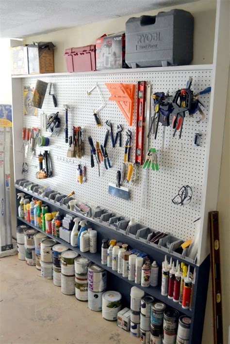 Garage Pegboard Wall – The Ugly Duckling House