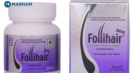 Follihair Tablet: Uses, Side effects, and Price | Marham