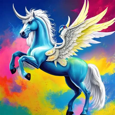 colourful Pegasus