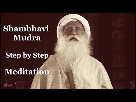 Shambhavi Mudra How to do Step by Step Shambhavi Mahamudra Kriya - Yoga ...