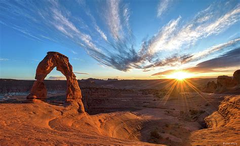 Delicate Arch Sunset Photograph by Bryan Haile - Fine Art America