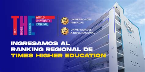 USIL ingresa al prestigioso ranking Latin American University Rankings 2021 de Times Higher ...