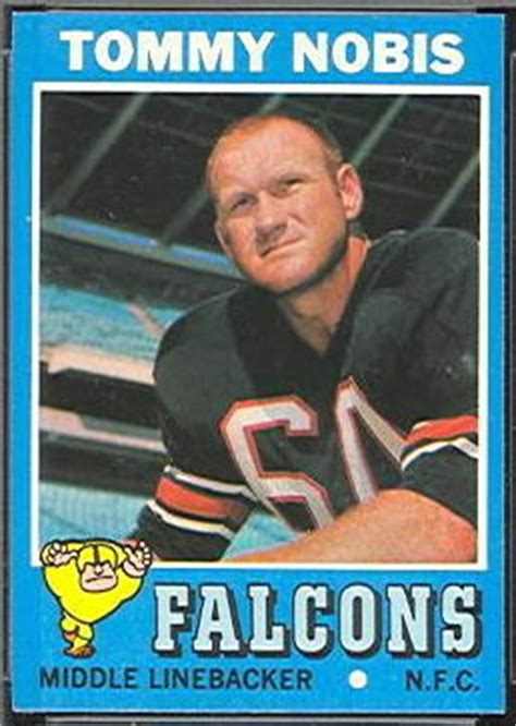 Tommy Nobis - 1971 Topps #60 - Vintage Football Card Gallery