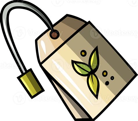 Tea bag cartoon funny illustration 38453403 PNG