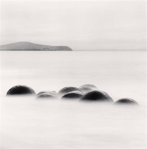 Michael Kenna - Nine Concretions, Koekohe Beach, Moeraki, New Zealand | High key photography ...