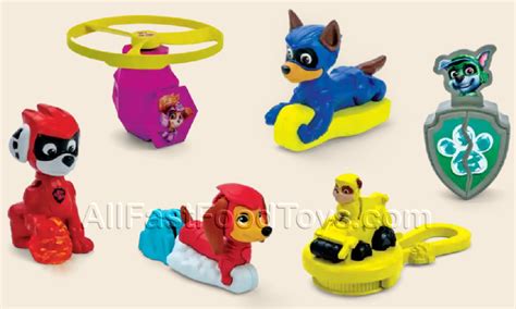 Burger King Paw Patrol Kids Meal Toys Complete Set Toy Collection ...