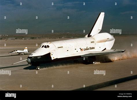 After the first free flight of the space shuttle "Enterprise" within ...