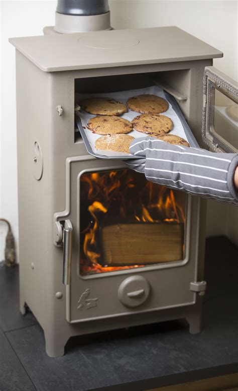 Hazelnut and dark chocolate cookies baked in the Dartmoor Baker wood burning stove and oven ...