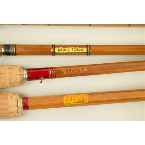 4 Vintage Split Bamboo Fly Rods | Witherell's Auction House