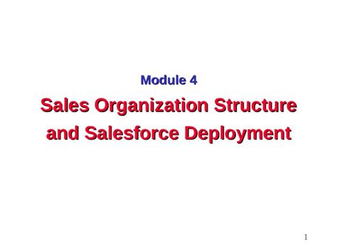 (PPT) Sales Organization Structure and Salesforce Deployment - DOKUMEN.TIPS